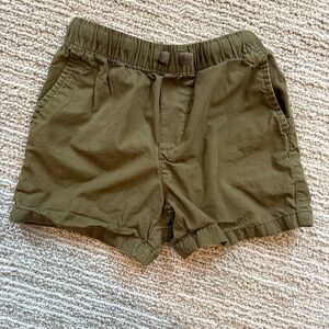 Carter’s olive green khaki poplin shorts 5T‎